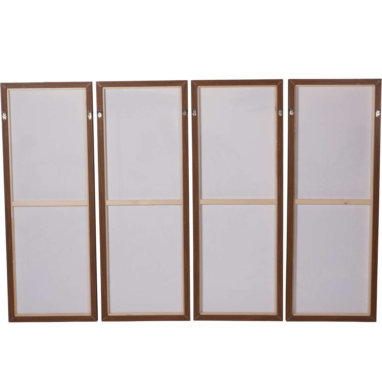 Set of 4 Palm Framed Canvas Wall Art Extra Large - CLEARANCE